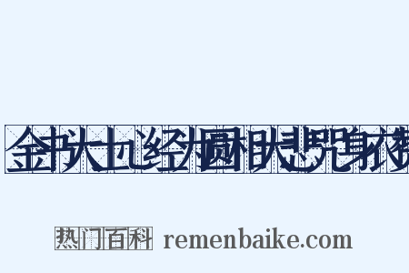 金书大士心经为圆相大悲咒身衣赞是什么意思的图片